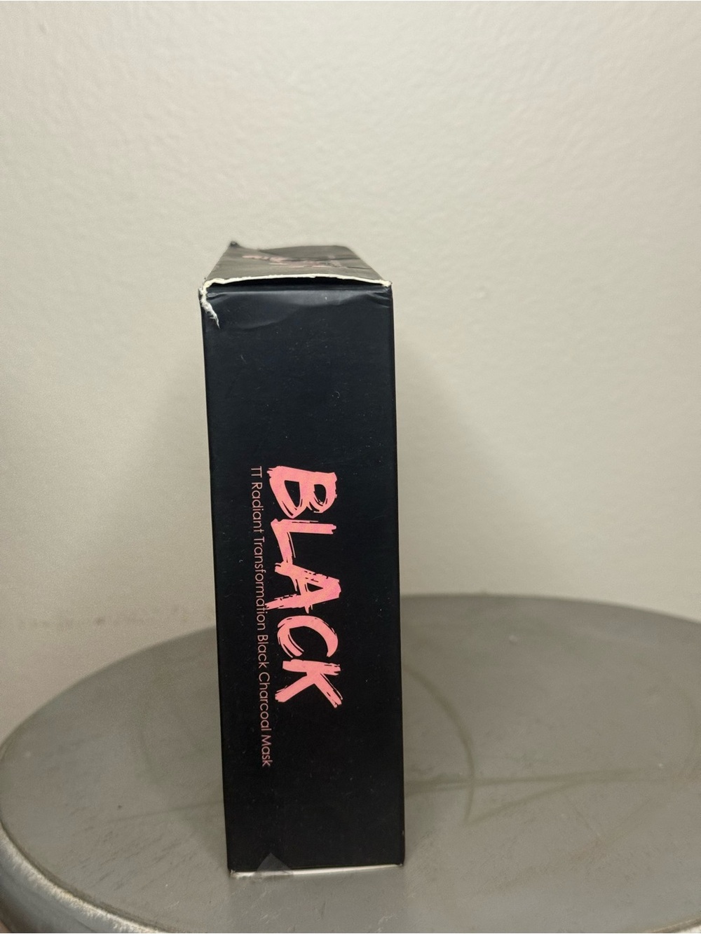 BLACK Charcoal Mask Box with Pink Accents - Picture 3 of 4